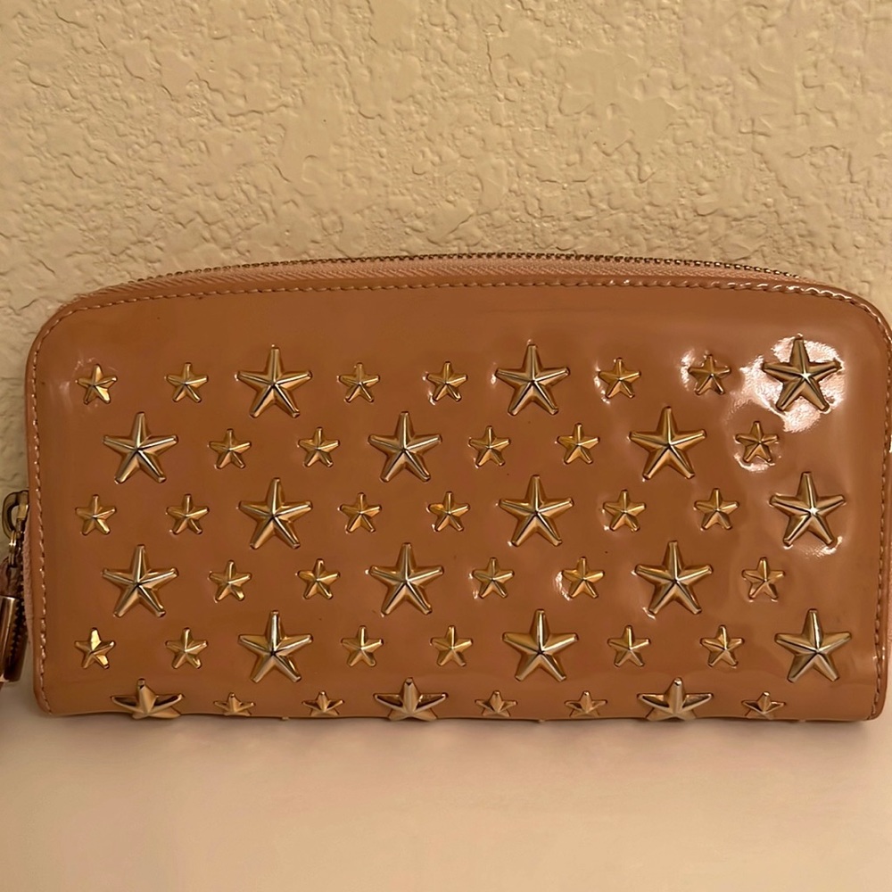 Preloved Jimmy Choo wallet with flaws